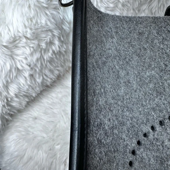 Hermes Evelyne Gen III Felt TPM Gray with Black Lining - Picture 12 of 14